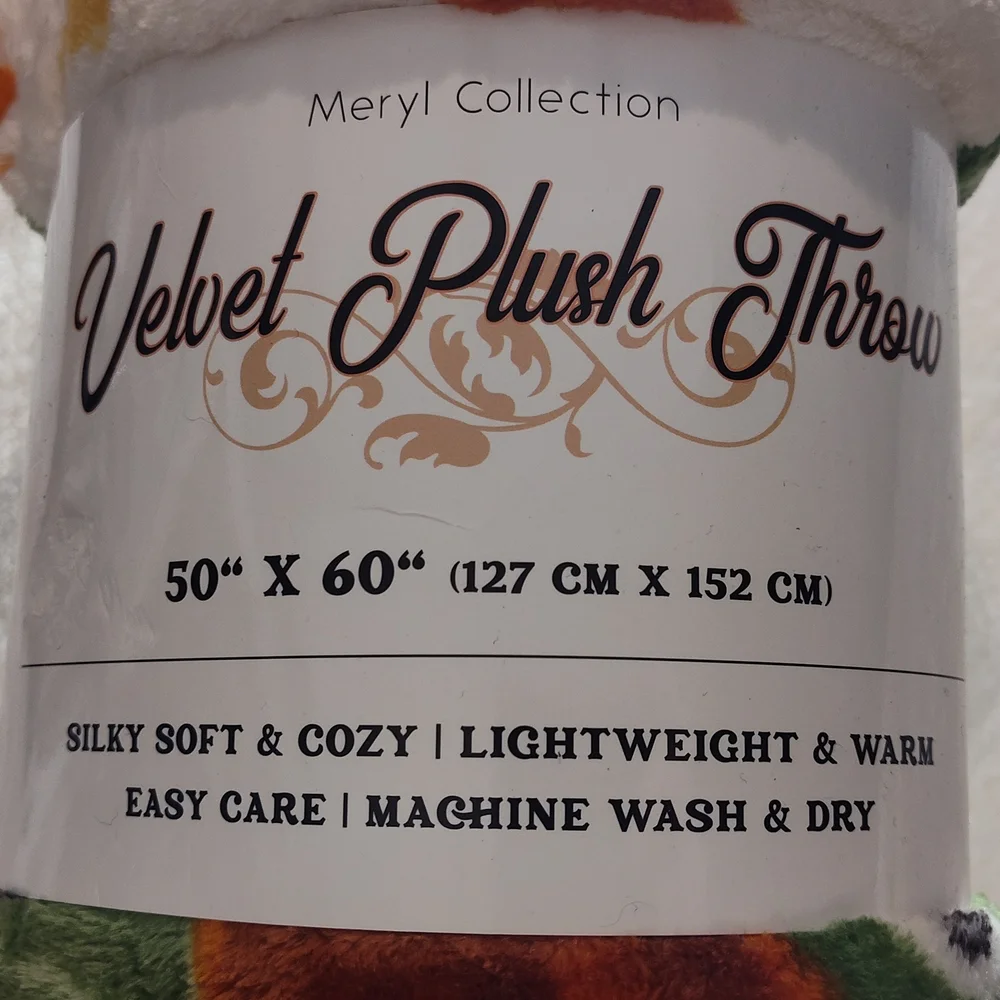 Velvet Plush Throw Blanket